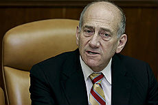 Il premier israeliano Ehud Olmert