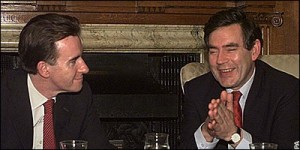 Mandelson e Brown