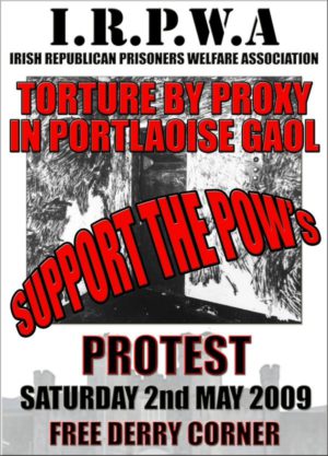 Derry, IRPWA E3 Protest - Protesta IRPWA a Derry