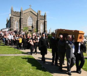 McDaid funeral - Funerale di Kevin McDaid