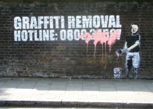 Bansky: Graffiti removal hotline