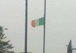 Tricolore irlandese a Enniskillen
