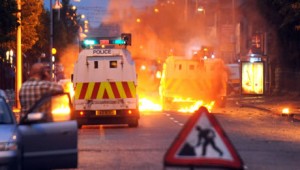 Riot a Short Strand, East Belfast