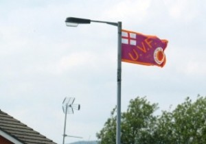 Bandiera UVF a Limavady