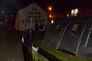 Campo anti internamento al Free Derry Corner, Derry