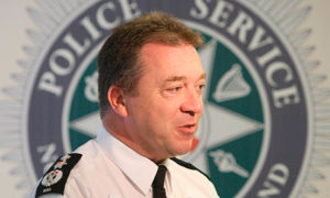 Matt Baggott, chief constable of the Police Service of Northern Ireland