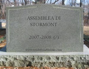 Fine dell'assemblea di Stormont