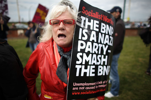 Protesta contro il British National Party (BNP)