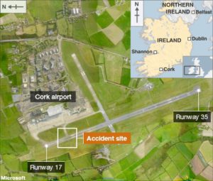 Cork: aereo cade in fase di atterraggio