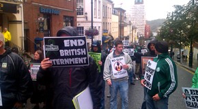 Protesta del 32CSM a Derry