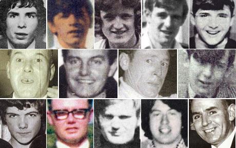 Le vittime della Bloody Sunday