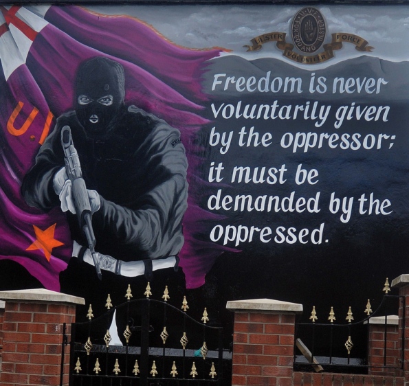 East Belfast: murales UVF