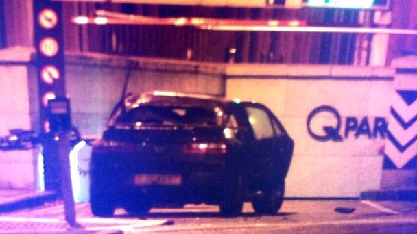 Autobomba in Victoria Square, Belfast