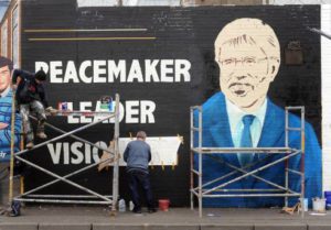 Murales per Gerry Adams, Falls Road, West Belfast | © Belfast Telegraph