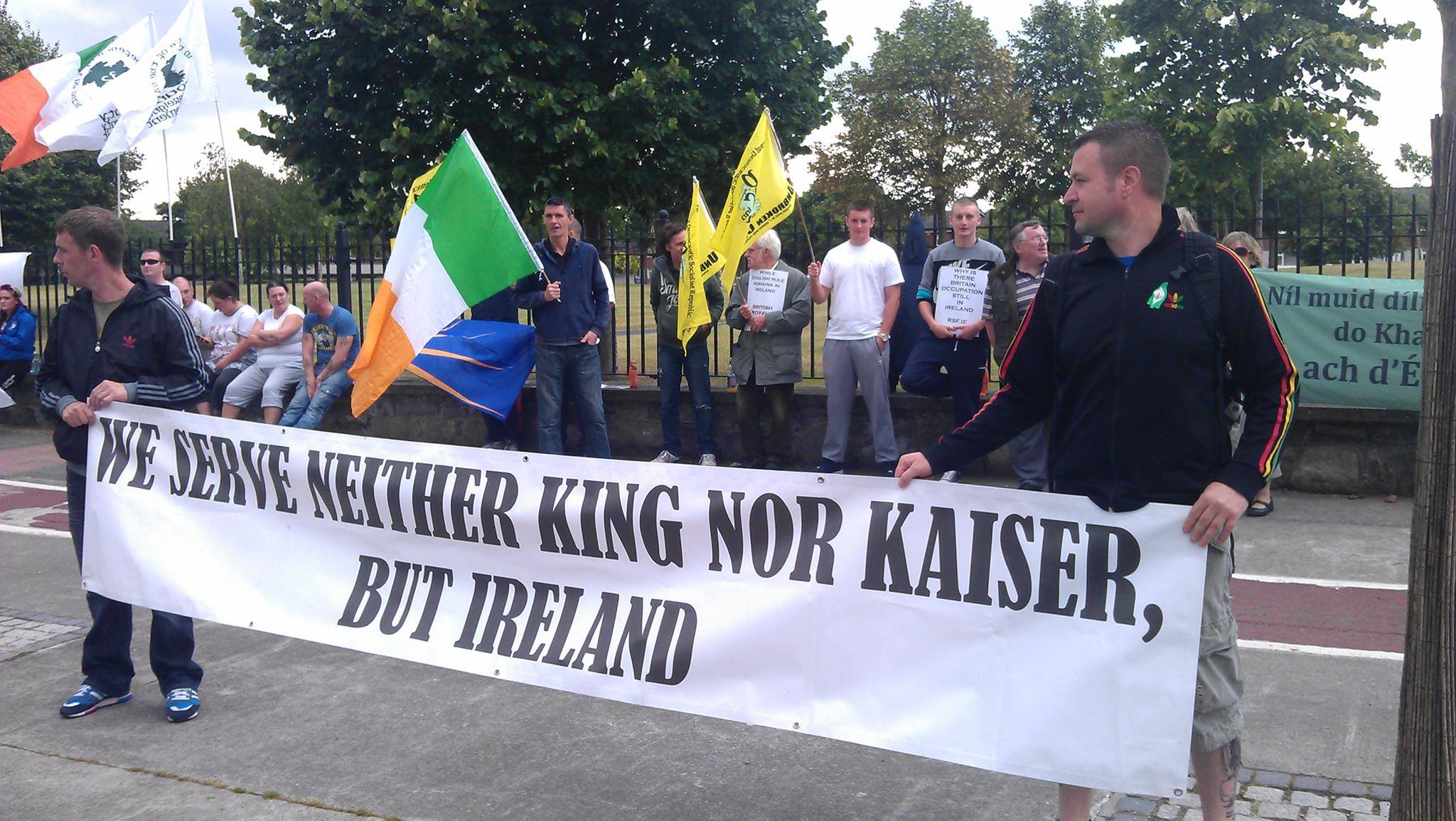 RSF: Manifestazione anti-reali a Dublino