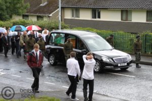 Funerale di Tony TC Catney | © Derry Sceal