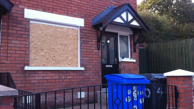The gang attacked and threatened two Hungarian men on a north Belfast street and followed them to Hesketh Park, where they threw a bin at a house occupied by residents who are also Hungarian