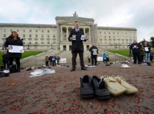 Manifestazione a Stormont - © Colm Lenaghan - Pacemaker
