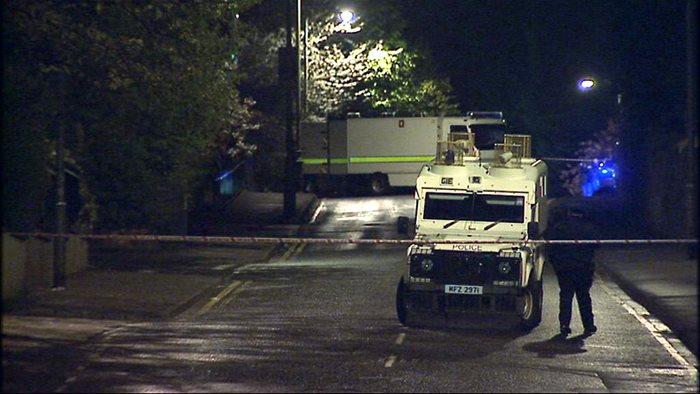 Derry, esplosione a Crawford Square | © UTV