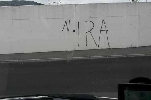Graffiti pro-IRA a Newtownabbey