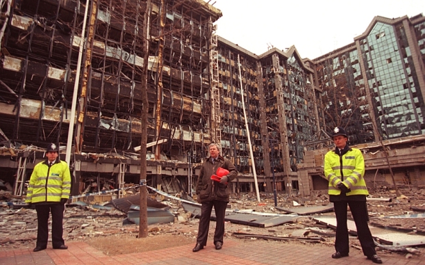 The 1996 IRA bombing of London's Docklands used a bomb containing Semtex | Photo: Andrew Winning