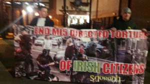 Saoradh, protesta a Belfast