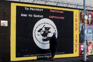 Murale repubblicano a West Belfast (Liam McBurney/PA)