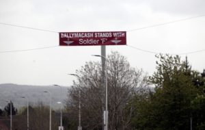 Ballymacash stands with Soldier F