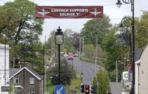 Garvagh stands with Soldier F