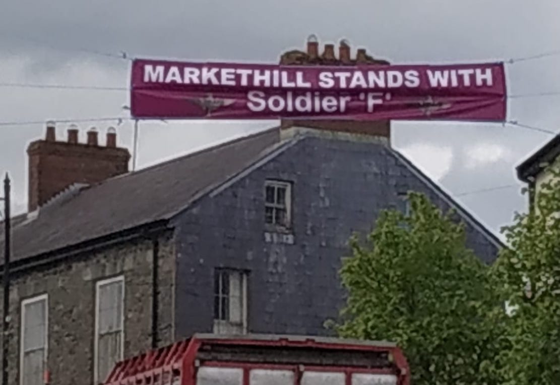 Markethill stands with Soldier F