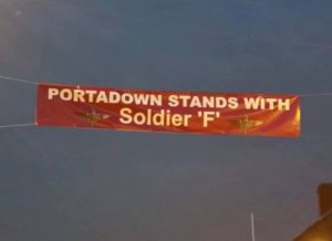 Portadown stands with Soldier F