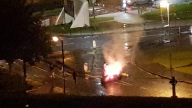Derry: barricata in Fahan Street